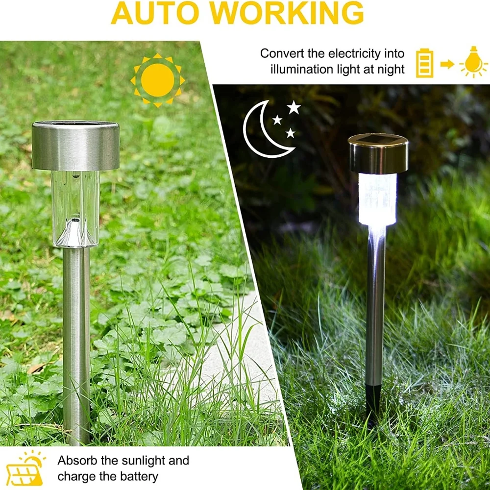 NIB 12 pack Solar Outdoor LED Lights - Picture 10 of 11